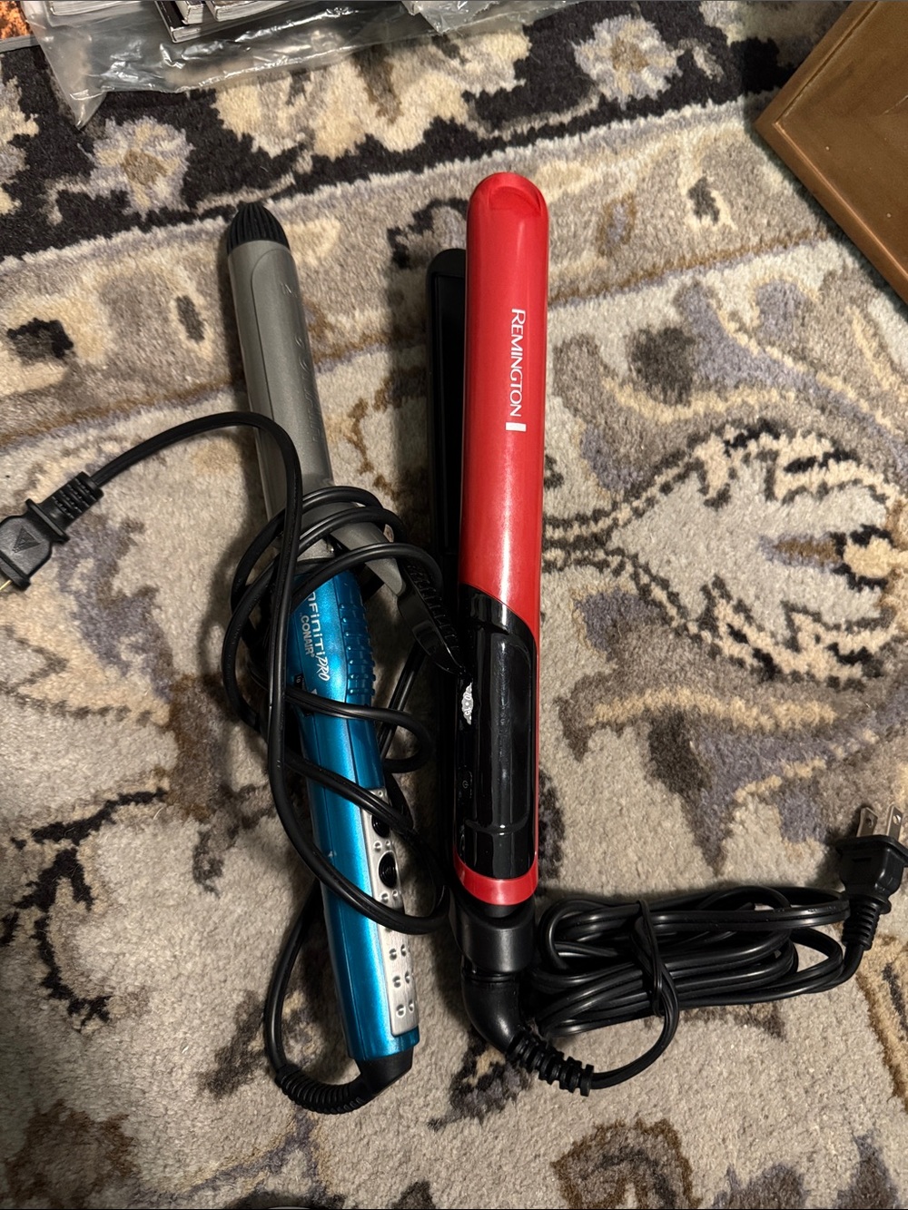 Straightener and curling iron bundle
